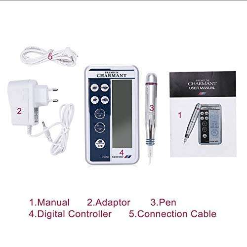 4beauty Micro Blade Embroidery Electric Digital Tattoo Machine Permanent Makeup Pens for Eyebrows Lips Body Cosmetic Kits 6