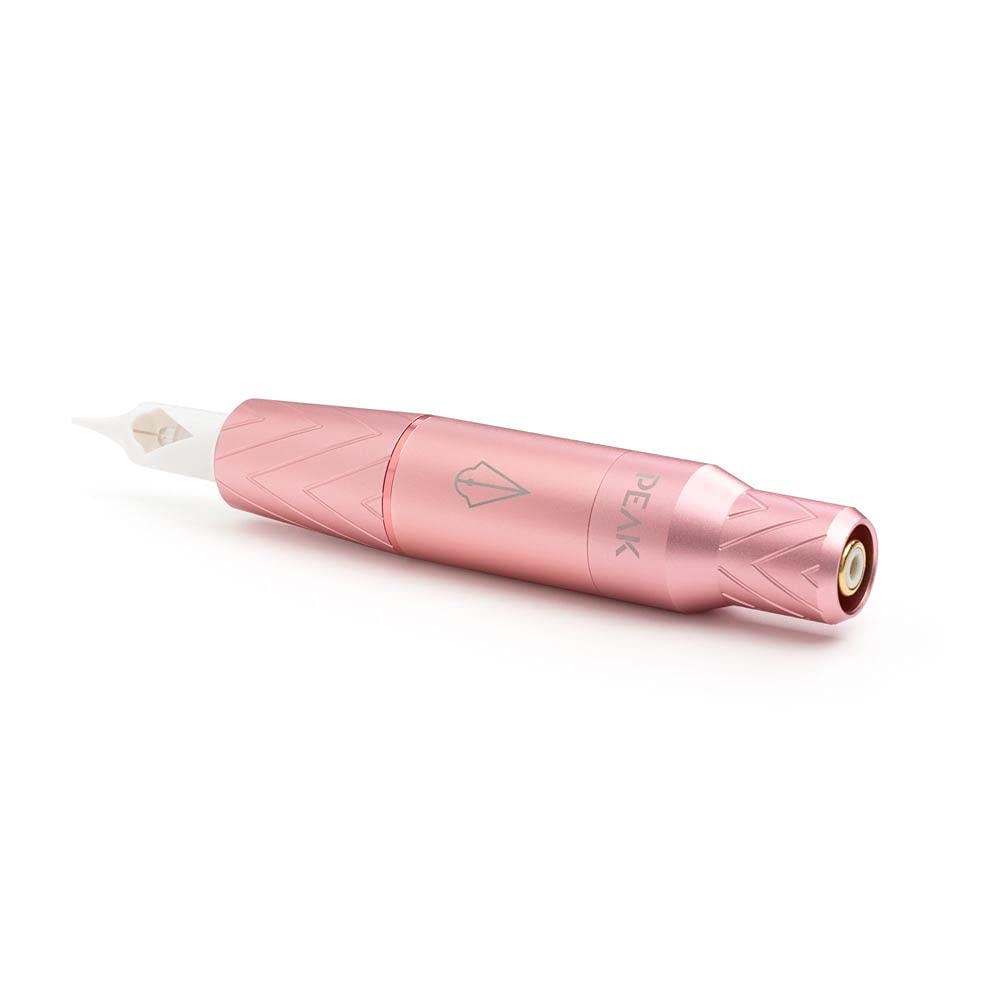 Peak - Elara Pen Permanent Makeup Machine - Pink - Sleek, Ultra-Lightweight Tattoo Machine, Fully Adjustable Features for Permanent Eyeliner & Lip Blushing 3