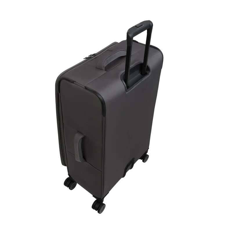 it luggage| Precursor-Charcoal-Set of 3-81cm,71cm,55cm | Expandable| Soft case| 8 Wheel Trolley Bag| Luggage Trolley| Large Suitcase| Cabin & Check-in Luggage 6
