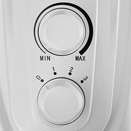 Usha Oil Filled Radiator OFR 3813 F 2300-Watt Room Heater (White) 3