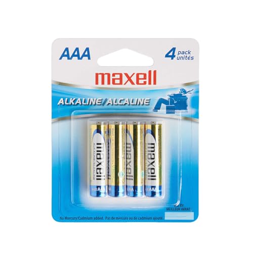 MAXELL 723865 Ready-to-go Long Lasting and Reliable Alkaline AAA Battery ,4 Count (Pack of 1) 1