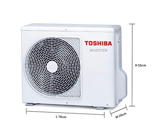 TOSHIBA 1.5 Ton 5 Star Inverter Wifi enabled Split AC (Copper, RAS-18U2KCVSG, Gloss White) 2021 Model 3