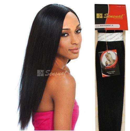 Sensual Silky Straight Hair Extension 20" #1B/33 2