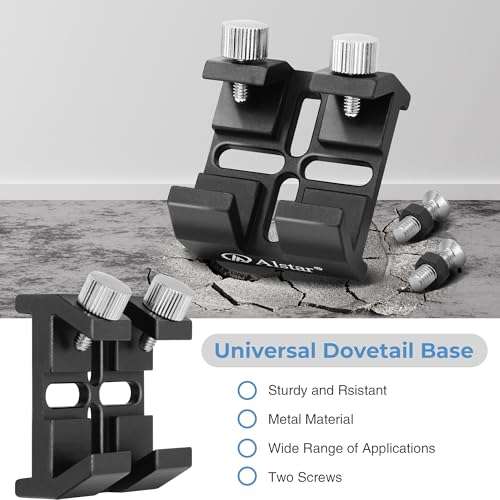 Alstar Universal Dovetail Base for Finder Scope - Ideal for Installation of Finder Scope, Green Laser Pointer Bracket 2