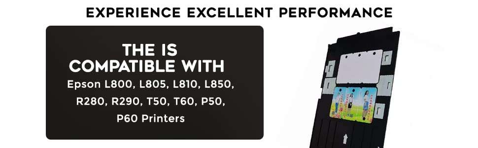 KATARIA PVC ID Card Tray for Eppson L-800,L-805,L810,R-260,R-280,R290,T-50,T-60,P-50 PVC Card Printer Pack 2 2