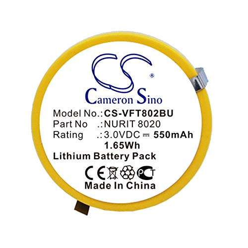 ETTBC Compatible with Battery for VeriFone 802B-WW-M05, NURIT 8020 (550mAh) 6