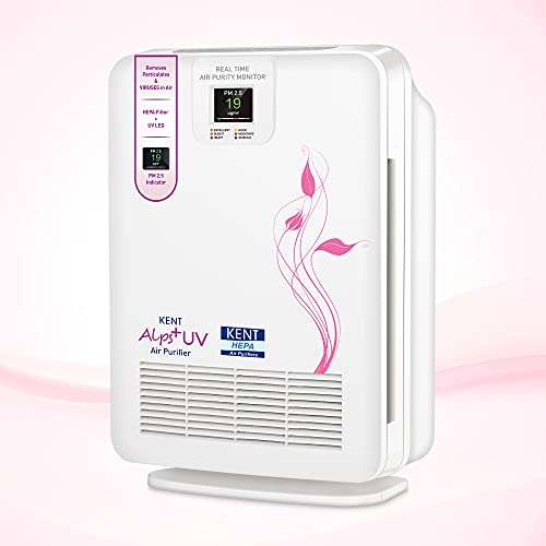 KENT 15008 Alps+ UV Air Purifier | Highly Efficient HEPA Technology | Smart Air Purifier | Cleaner Air Every Time | UV LED That Kills Bacteria & Viruses 5