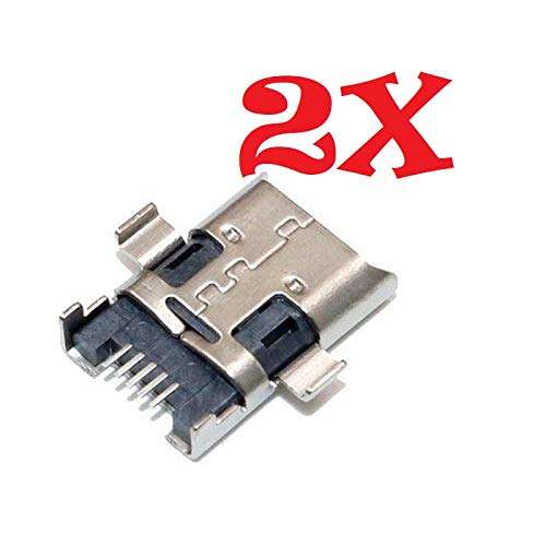 ePartSolution 2X Replacement for Micro USB Charger Charging Port Dock Connector USB Port for Asus ZenPad 10 Z300C P023(2pcs) USA 2