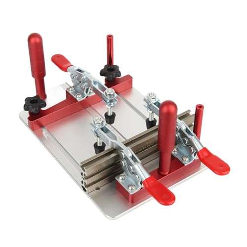 Router Table Coping Sled, Aluminum Router Table Coping Sled, Professional Rail Safety Coping Sled for Cabinet Door 1