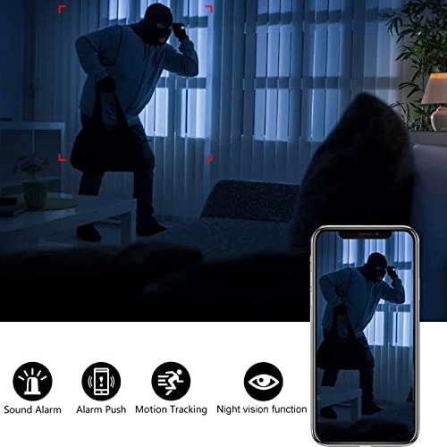 YOUPECK Mini HD Wifi Camera 1080P Camcorder Micro Night Vision Sports Motion Detection Security Camcorder DV Sensor Pixel Video Recorder (Camera with 16G) 4