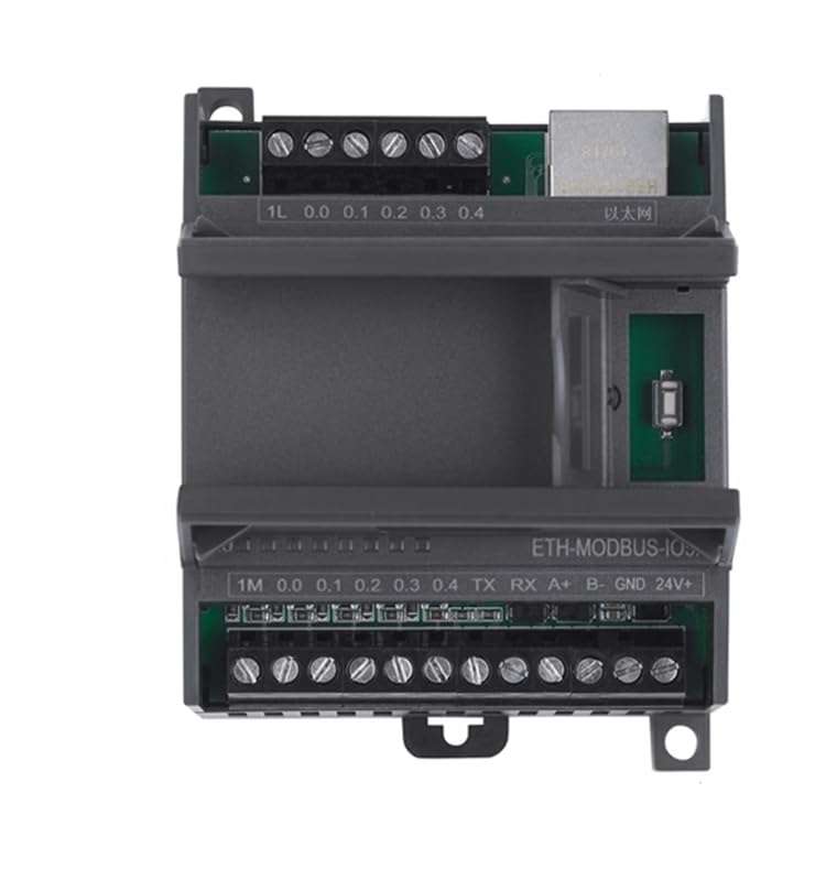 ETH-MODBUS-IO5R Ethernet Module MODBUS RTU Module Digital 5 in 5 Out Relay with Ethernet Port Support MODBUS RTU and TCP protocols 3