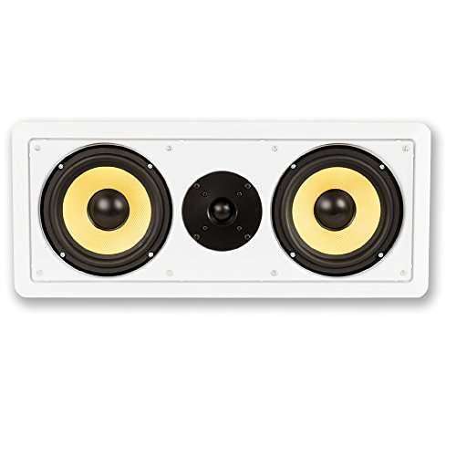 Acoustic Audio HD6c in-Wall Dual 6.5" Speakers Home Theater Surround Sound 2 Speaker Set 3