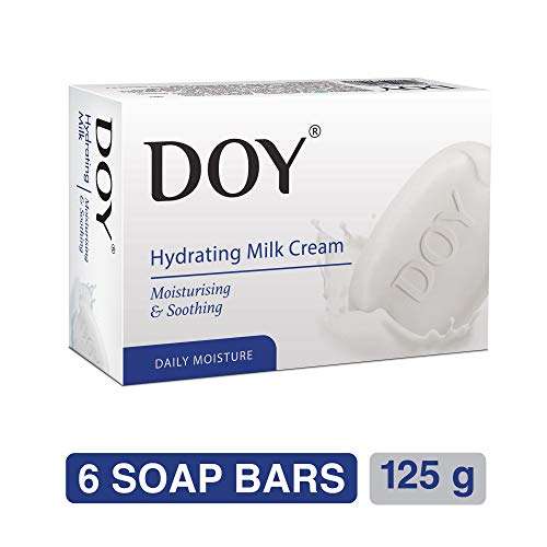 Doy Hydrating Milk Cream Soap, 125 g (Pack of 6) 2