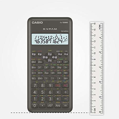 Casio FX-100MS 2nd Gen Non-Programmable Scientific Calculator, 300 Functions and 2-line Display 4