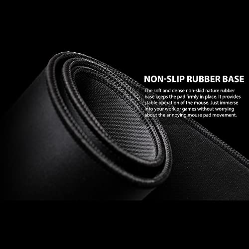 LIEBIRD® Extended XXL Gaming Mouse Pad - Portable Large Desk Pad for Laptop - Non-Slip Rubber Base 3
