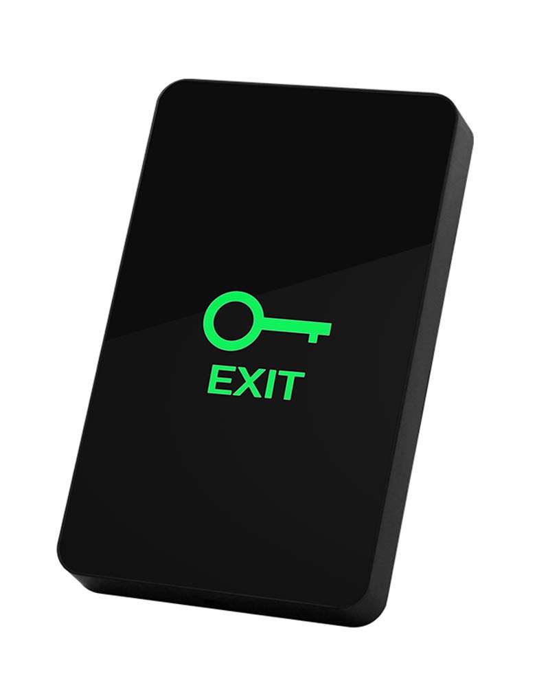 LBS Black Touch Sensor EXIT Button NO/NC/COM Output Switch Button Gate Opener with LED Indicator for Access Control Security System 5
