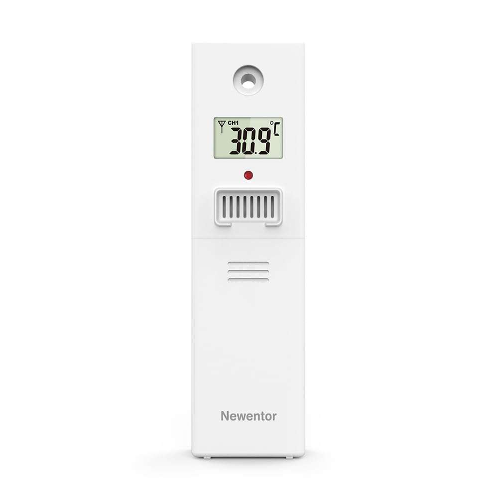 Newentor Indoor Outdoor Wireless Remote Sensor, Temperature and Humidity Meters for Q9 1