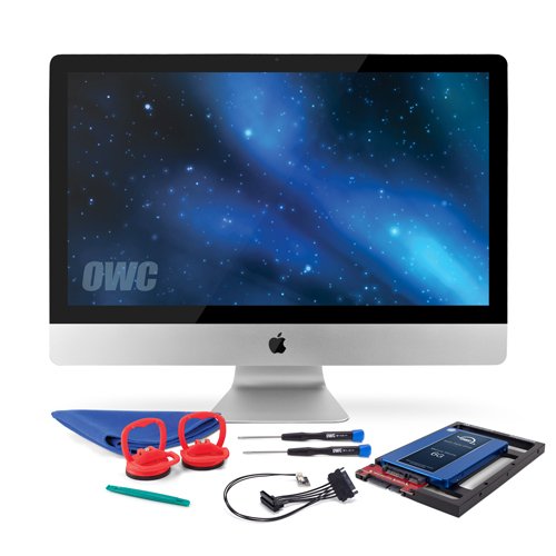 OWC SSD Upgrade Bundle for 2011 iMacs, Mercury Electra 2.0TB 6G SSD, AdaptaDrive 2.5" to 3.5" Drive Converter Bracket, in-line Digital Thermal Sensor Cable, Installation Tools, (OWCKITIM11HE2TB) 1