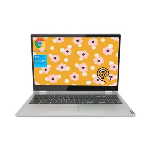 Lenovo Chromebook 2-in-1 Laptop, 15.6" Full HD Touchscreen, Intel Core i3-8130U, 4GB, 64GB eMMC SSD, Wi-Fi, Micro-SD Card Reader, Chrome OS, Grey 1