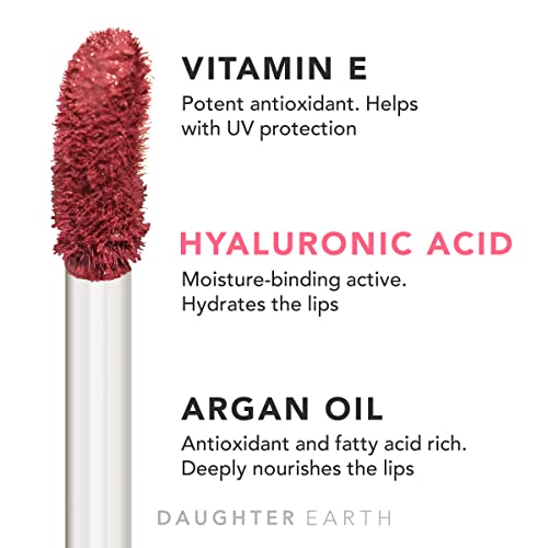 DAUGHTER EARTH Liquid Lipstick With Vitamin E & Hyaluronic Acid | Vegan Highly Pigmented Lip Color | Long Lasting Matte Smudge Proof Lip Stick For Moisturised Hydrating Lips - One Hot Mess | 5ml 3