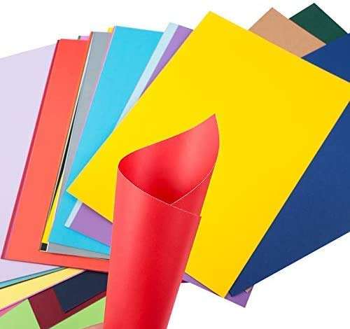 Color Point 100 Pieces A4 Color Paper (10 Sheets of Each Color) for Art and Craft/Printing Purpose Multi Color Paper Thin Paper 10 Colors Sent at Random 4