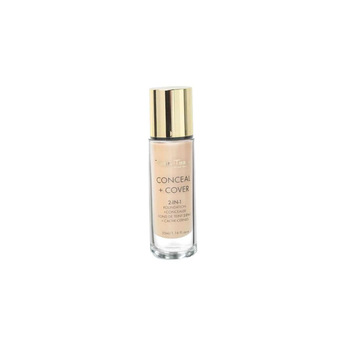 TEEN TEEN Conceal + Cover 2-in-1 Foundation & Concealer | Long-Lasting, Smooth Application | Full Coverage for Flawless Skin, Shade-02, 35ml 4