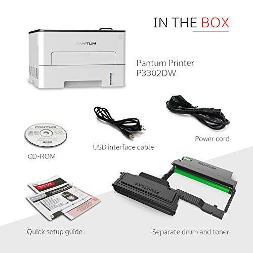 Pantum Pantum P3302DW Monochrome Laser Printer with Wireless Networking and Auto-Duplex High Speed Printing 5