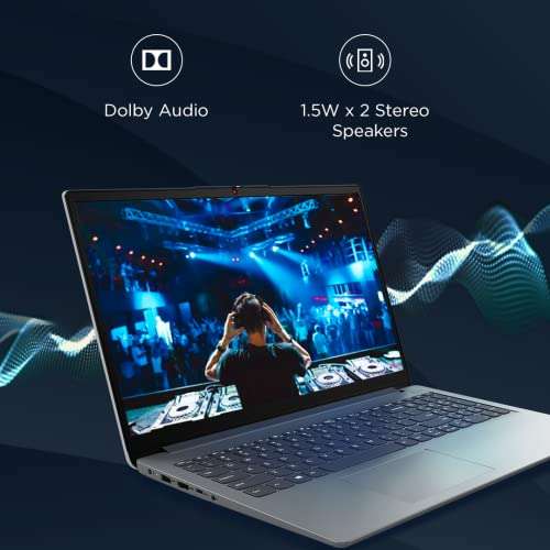 Lenovo Ideapad 3 AMD Ryzen 5 5500U 15.6" (39.62cm) FHD Thin & Light Laptop (8GB/512GB SSD/Windows 11/Office 2021/Backlit Keyboard/2Yr Warranty/Arctic Grey/1.65Kg), 82KU017KIN 2