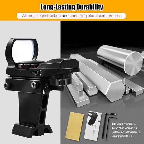 Astromania Red Dot Finderscope for Telescope Deluxe Finder, StarPointer Red Dot Sight Metal Reflex Finder Scope for Astronomical Telescope - Red Dot Viewfinder Finderscope with Dovetail Finder Bracket 3