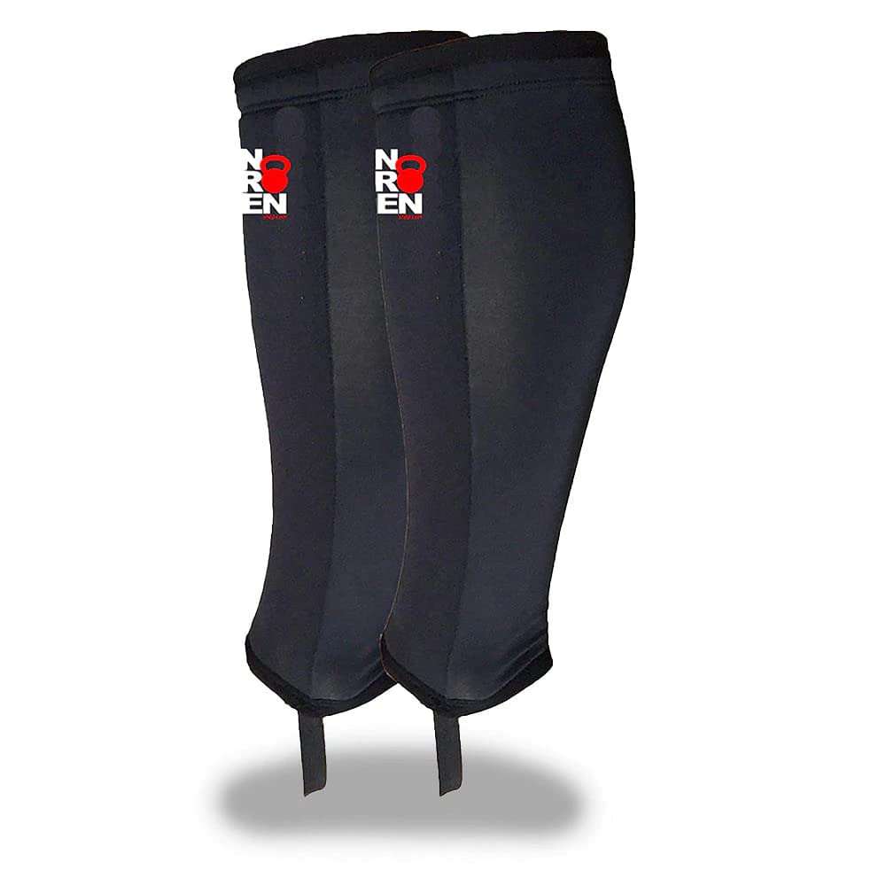 UNBROKENSHOP Cross Fit Shin Guard Calf Compression Sleeve 5mm, Weightlifting, Deadlift, Rope Climb, Box Jumps for Men and Women, A Pair (S/M) 3