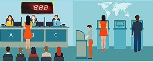 DRMS STORE Token Display System with ding Dong Voice Used in Hospitals,clinics,Banks etc. !1 Year Warranty! 5