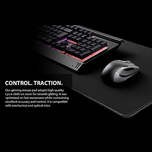 LIEBIRD® Extended XXL Gaming Mouse Pad - Portable Large Desk Pad for Laptop - Non-Slip Rubber Base 5