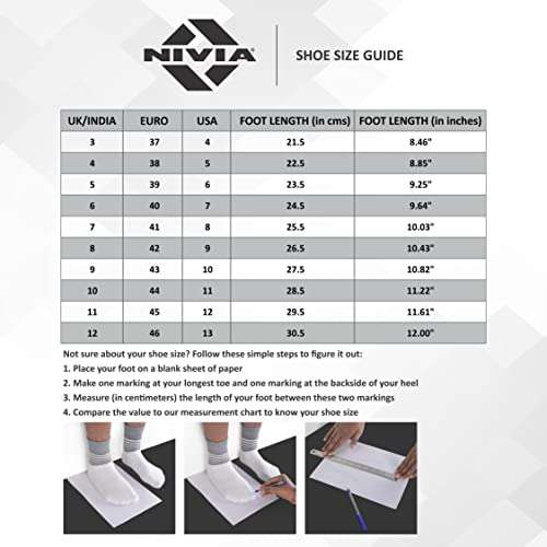 NIVIA - - Step Out & Play 387FO Synthetic Encounter 6.0 Football Stud, UK 8 (Fluroscent Orange) 6