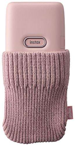 Fujifilm Instax Mini Link Printer Knit Cover (Dusky Pink) 1