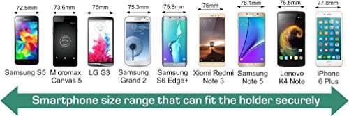 Bergmann Auto Grip Automatic Mobile Holder (XL, Black) 5