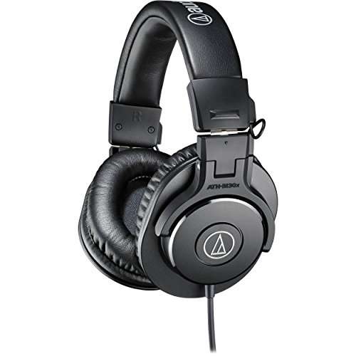 Audio-Technica ATH-M30x Professional Studio Monitor Headphones, Black 1
