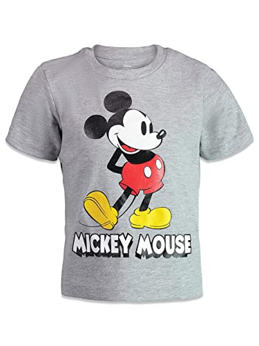 Disney Mickey Mouse Donald Duck Goofy Pluto Toddler Boys 4 Pack Graphic T-Shirts 3T 4