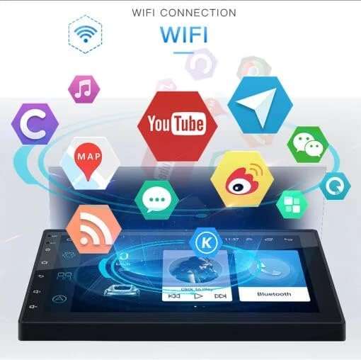 Modorwy 9 Inches Android System with 2GB/32GB RAM & ROM, Gorilla Glasses/Full HD Display/WiFi/GPS/SWC and Rear Parking Camera Frame with Socket for Honda Civic 2006 to 2011 4