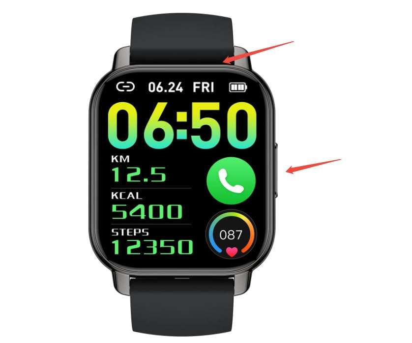 Smart Watch for Men Women(Answer/Make Call), 1.85" HD Touch Screen Fitness Watch with 24/7 Heart Rate Sleep SpO2 Monitor, 100+Sport Mode Activity Trackers for Android iOS, IP68 Waterproof, Black 1