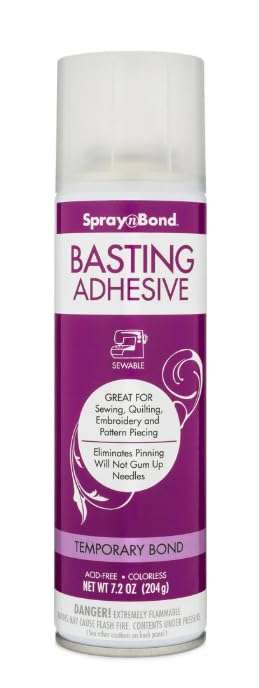 SpraynBond Quilt Basting Adhesive Spray – 7.2 oz – Temporary Fabric Bond for Quilting, Appliqué (Pack of 1) 1