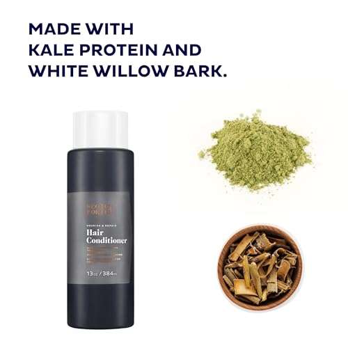 Scotch Porter Nourish & Repair Hair Conditioner for Men | Strengthens, Softens & Prevents Frizz | Free of Parabens, Sulfates & Silicones | Vegan | 13oz Bottle 5