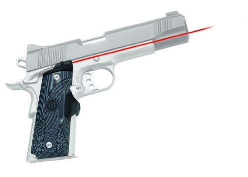 Crimson Trace LG-904G G10 Master Series Lasergrips Laser Sight with Instinctive Activation for 1911 Full-Size Pistols, Defensive Shooting and Competition 1