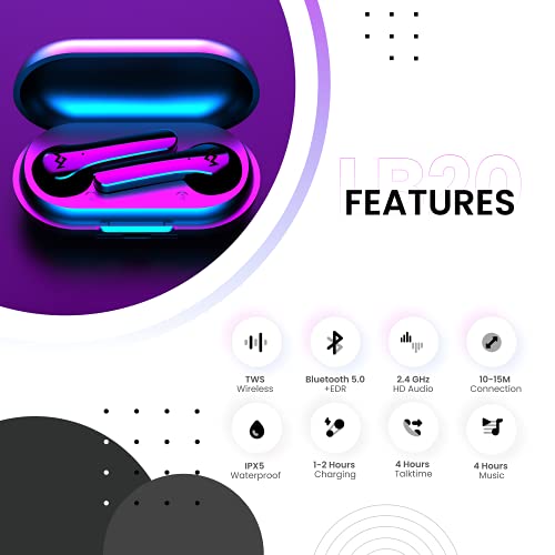 Mingpai Lb20 Bluetooth Truly Wireless In Ear Earbuds With Microphone Black 2