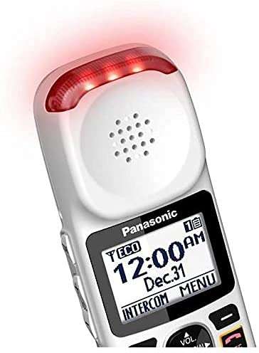 Panasonic KX-TGM420W + (1) KX-TGMA44W Amplified Cordless Phone with Digital Answering Machine and Voice Volume Booster upto 40 dB (2 Handsets) 6