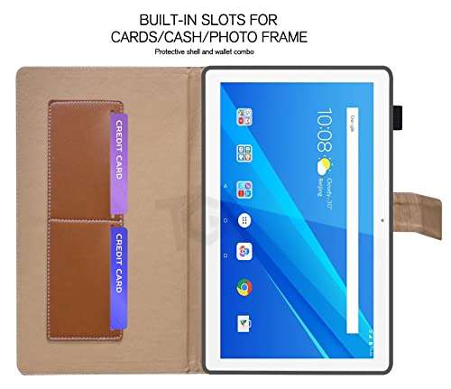 TGK Pattern Leather Stand Flip Case Cover for Lenovo Tab M10 HD X505X TB-X505F TB-X505L TB-X505X TB-X605L TB-X605F 5