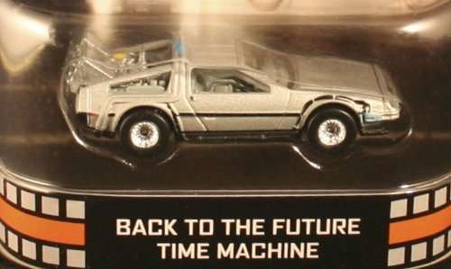 Hot Wheels Retro Back to the Future 1:55 Die Cast Car DeLorean Time Machine 2