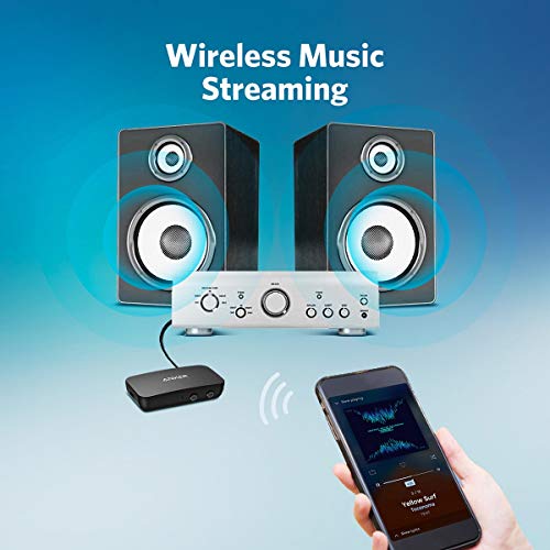 Anker Soundsync Bluetooth Receiver for Music Streaming with Bluetooth 5.0, Dual Device Connection, Handsfree Calls, 12-Hour Battery Life, for Car & Home Stereo - Signal Reception Only 2