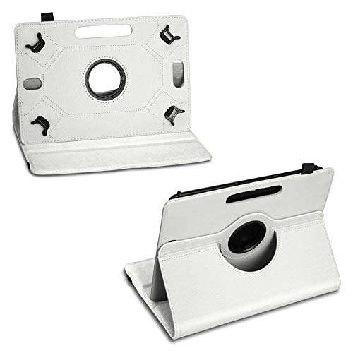TGK Rotating Cover for iBall Slide 3G 6095-D20 Tablet 7 inch, 8GB, Wi-Fi+3G+Voice Calling (White) 360 Degree Universal 3 Camera Hole Leather Stand Case 4