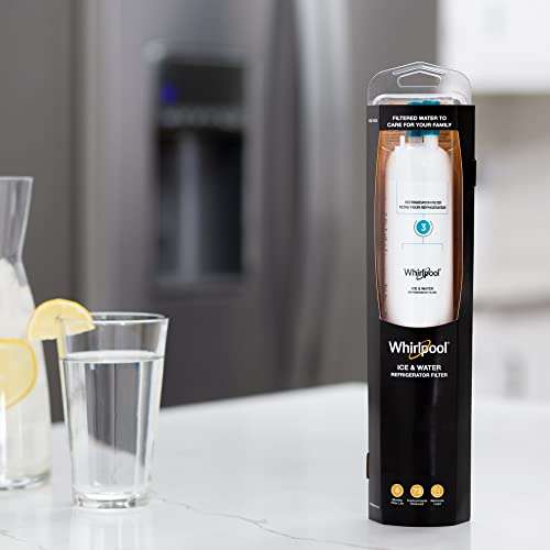 Whirlpool Refrigerator Ice and Water Filter 3 - WHR3RXD1, Single-Pack, Aqua 5