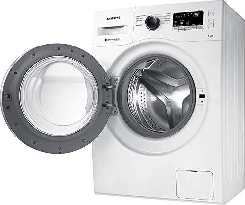 Samsung 6 Kg Inverter Fully-Automatic Front Loading Washing Machine (WW60R20EKMW/TL, White,Eco bubble Technology) 6